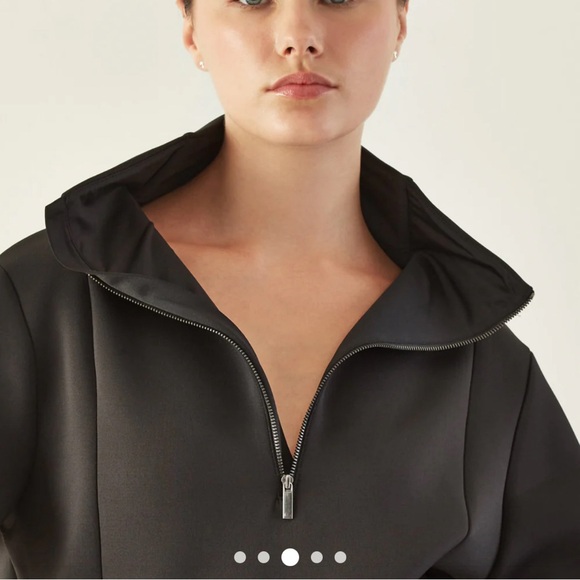 Aday Home Stretch pullover in NAVY - Picture 3 of 6